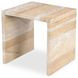 Rosa Beige And Brown Rectangular Marble Top Occasional Table Set