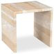 Rosa Beige And Brown Rectangular Marble Top Occasional Table Set