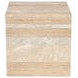 Rosa Beige And Brown Rectangular Marble Top Occasional Table Set