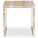 Rosa Beige And Brown Rectangular Marble Top Occasional Table Set