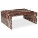 Rosa Rosso Rectangular Marble Top Occasional Table Set