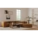 Rosa Rosso Rectangular Marble Top Occasional Table Set