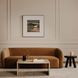 Rosa Beige and Brown Rectangular Marble Top Coffee Table