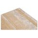 Rosa Beige and Brown Rectangular Marble Top Coffee Table