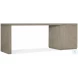 Blue Ridge Soft Smoked Gray 84" Desk with One File Cabinet