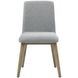 Vida Gray Upholstered Side Chair Set of 2