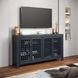 Rio Blue 4 Door Accent Cabinet