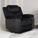Willow Black Glider Recliner
