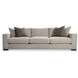 Drew Beige 110" Sofa with Pillow