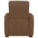 Fortmere Renaissance Tobacco Leather Manual Pushback Recliner
