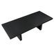 Aubrey Black 96" Extendable Rectangular Dining Table