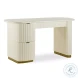 Francesca Cream 3 Drawer Desk