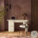 Francesca Cream 3 Drawer Desk