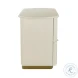 Francesca Cream 3 Drawer Desk