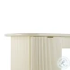 Francesca Cream 3 Drawer Desk
