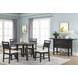 Sable Crest Black Upholstered Dining Chair Set of 2