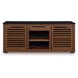 Kallari Warm Brown and Matte Black 2 Door Credenza