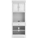 Kanwyn Whitewash Bookcase with LED