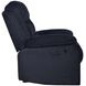 Willow Black 75" Console Loveseat with Dual Recliner