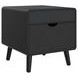 Nebula Black Square Smart End Table