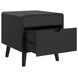 Nebula Black Square Smart End Table