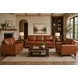 Halwyn Nutmeg Leather Upholstered Accent Chair