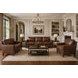 Halwyn Pecan Leather 65" Loveseat