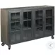 Hidden Treasures Brown And Black Trolley Door Cabinet