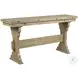 Hidden Treasures Brown Trestle Flip Top Table