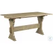 Hidden Treasures Brown Trestle Flip Top Table