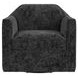 Aaron Blue Upholstered Swivel Chair