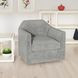 Aaron Cement Upholstered Swivel Chair