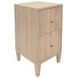 Hammond Cerused Oak Rectangular 2 Drawer Side Table