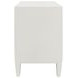 Hammond Matte White Lacquer Rectangular 2 Drawer Side Table