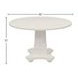Hampton White 48" Round Dining Table