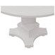 Hampton White 48" Round Dining Table