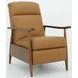 Hampton Santa Fe Brandy Leather Push Thru The Arms Recliner