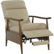 Hampton Shoreham Cream Leather Push Thru The Arms Recliner