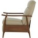 Hampton Shoreham Cream Leather Push Thru The Arms Recliner