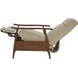 Hampton Shoreham Cream Leather Push Thru The Arms Recliner
