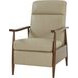 Hampton Shoreham Cream Leather Push Thru The Arms Recliner