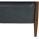 Hampton Roma Bluegray Leather Push Thru The Arms Recliner
