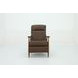 Hampton Oasis Walnut Leather Push Thru The Arms Recliner