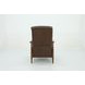 Hampton Oasis Walnut Leather Push Thru The Arms Recliner