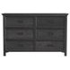 Brooklyn Charcoal 6 Drawer Dresser