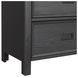 Brooklyn Charcoal 2 Drawer Nightstand with USB Charging