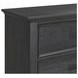 Brooklyn Charcoal 2 Drawer Nightstand with USB Charging