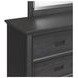 Brooklyn Charcoal 6 Drawer Dresser and Rectangular Mirror