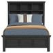 Brooklyn Charcoal Full Bookcase Storage Bed