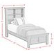 Brooklyn White Twin Bookcase Storage Bed
